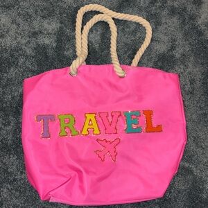 Pink Travel Tote Bag